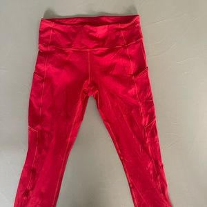 Lululemon red leggings